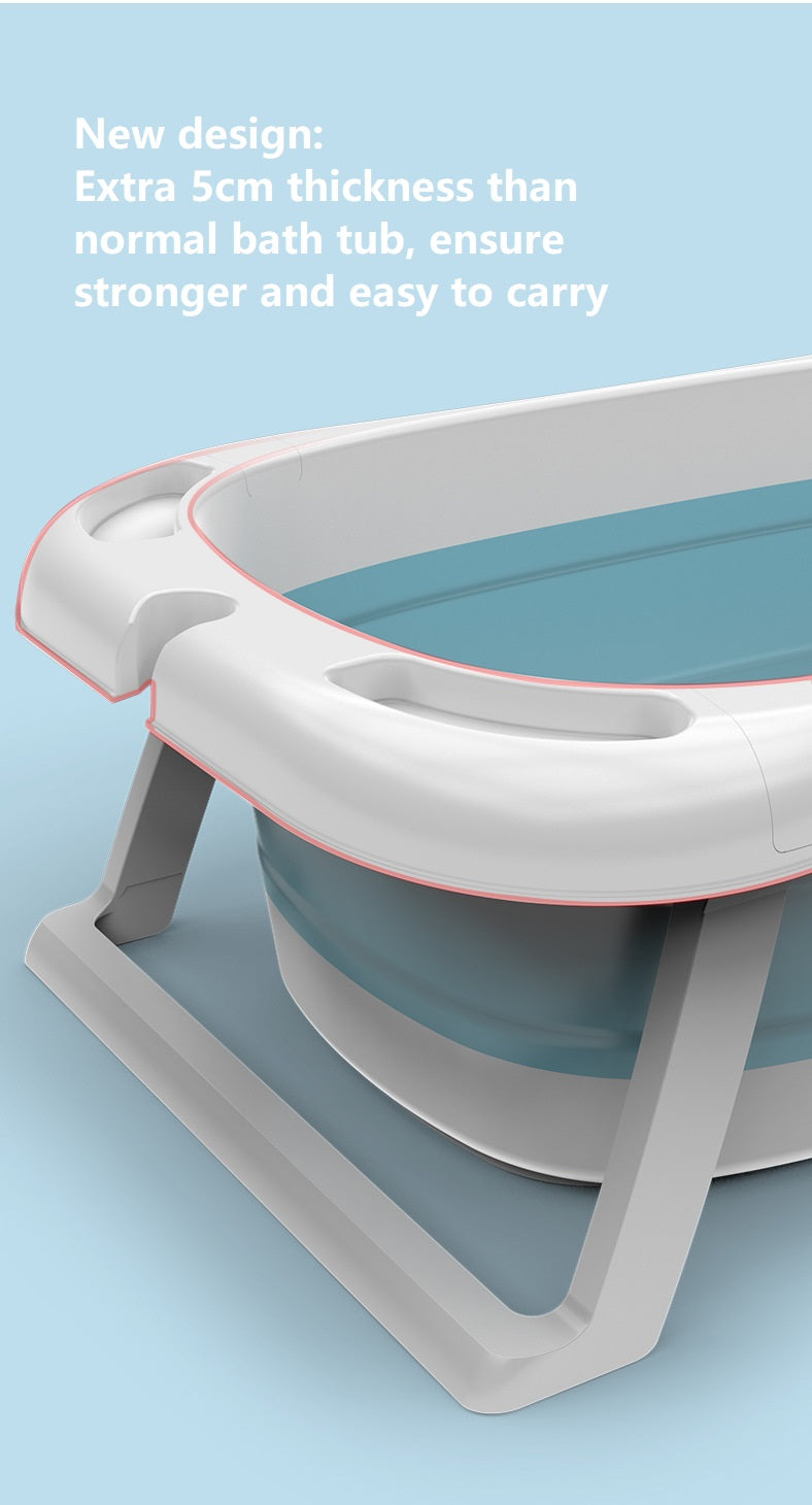 Bath Tub for Baby with Temperature Indicator, Baby Bathing Tub