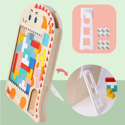 Multi Functional Wooden Tetris Board/ Wooden Blocks Tetris for Kids/Single Player Wooden Blocks