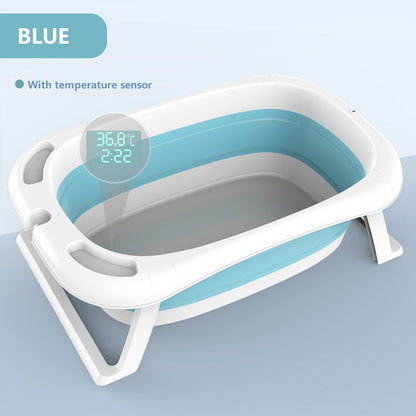 Bath Tub for Baby with Temperature Indicator, Baby Bathing Tub