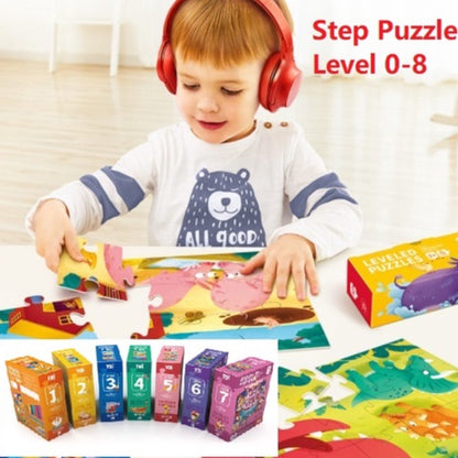 TOI Premium Steps Leveled Puzzle Jigsaw Puzzles for Kids