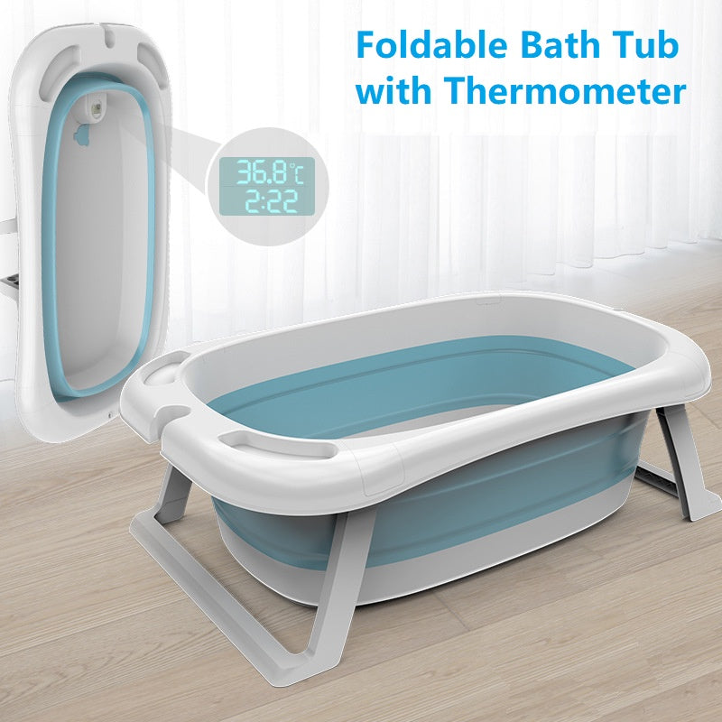 Bath Tub for Baby with Temperature Indicator, Baby Bathing Tub