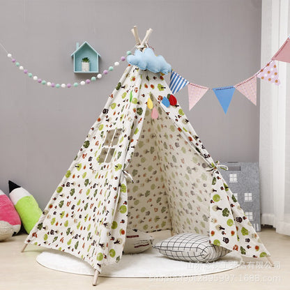 160cm Cotton Teepee Indoor Play Tent for Children