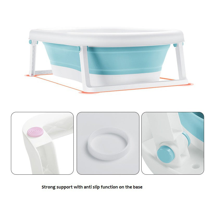 Bath Tub for Baby with Temperature Indicator, Baby Bathing Tub