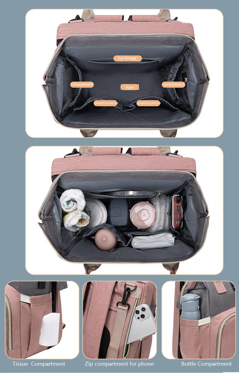 Multifunction Large Diaper Bag, Contemporary Mummy Bag