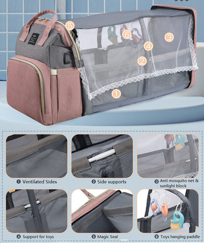 Multifunction Large Diaper Bag, Contemporary Mummy Bag