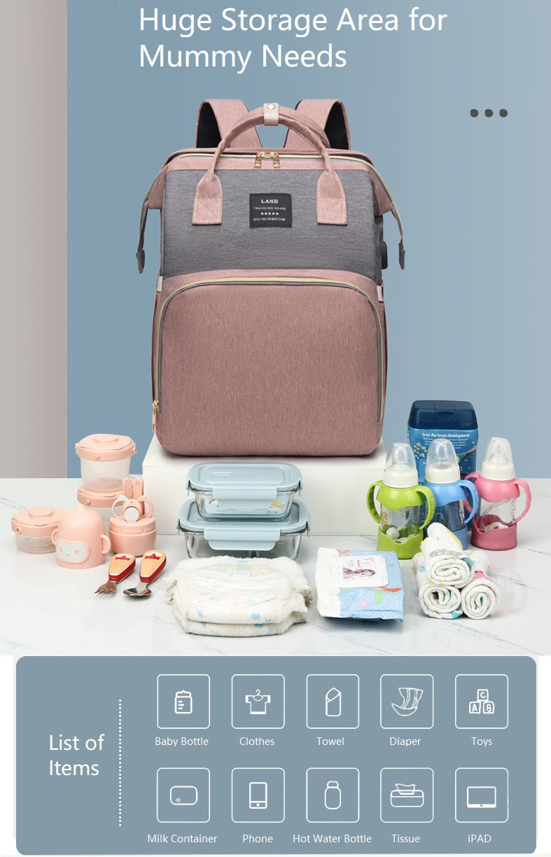 Multifunction Large Diaper Bag, Contemporary Mummy Bag