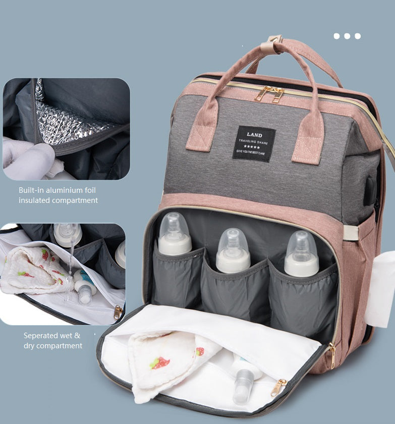 Multifunction Large Diaper Bag, Contemporary Mummy Bag