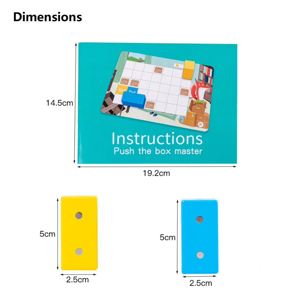 Push The Box Master Logical Thinking Training Block Maze Game for Children