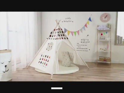 160cm Cotton Teepee Indoor Play Tent for Children