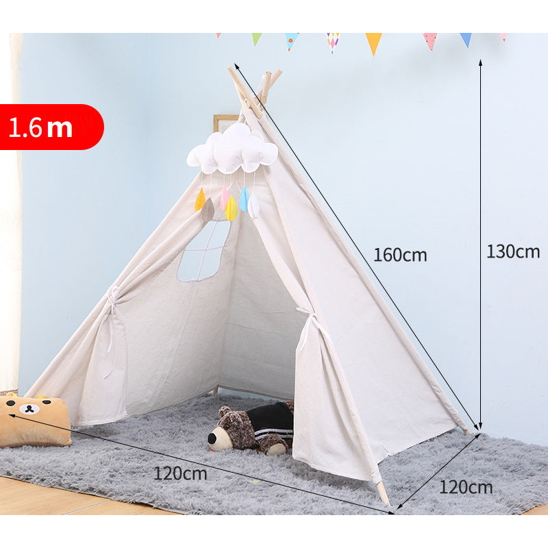 160cm Cotton Teepee Indoor Play Tent for Children