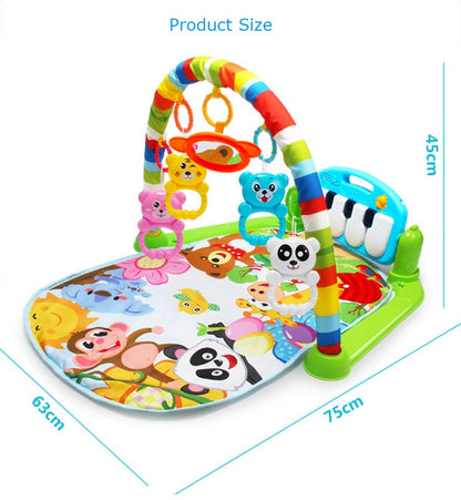 Toddler Play Mat & Baby Gym Fitness with Music & Accessories