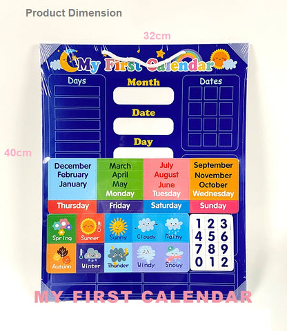 My First Calender Magnetic Board