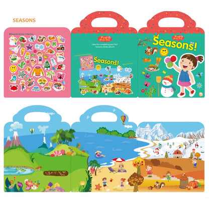 Kids Reusable Sticker Book & Gift (14 Themes)