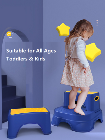 2-in-1 Multifunctional Detachable Booster High Step Stool for Kids