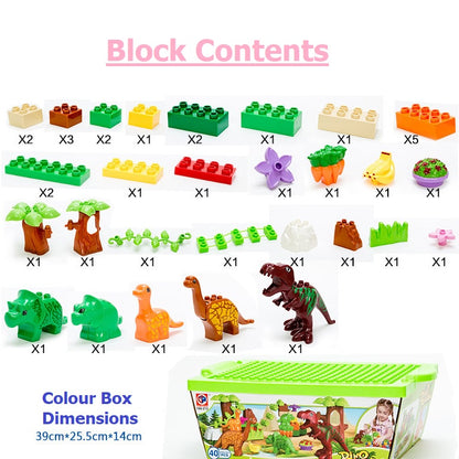 Dinosaur Paradise Block Set Toys for Kids