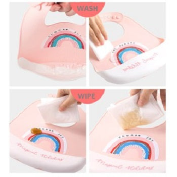 Food Grade Silicone Baby Feeding Bibs