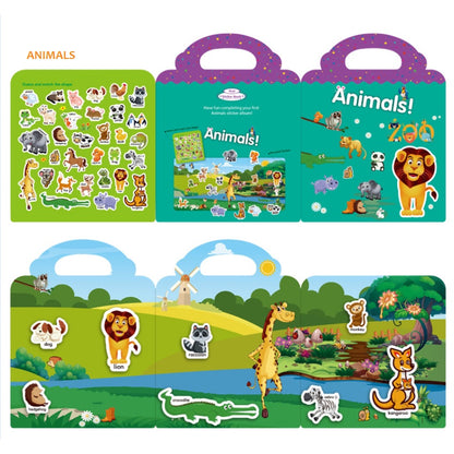 Kids Reusable Sticker Book & Gift (14 Themes)