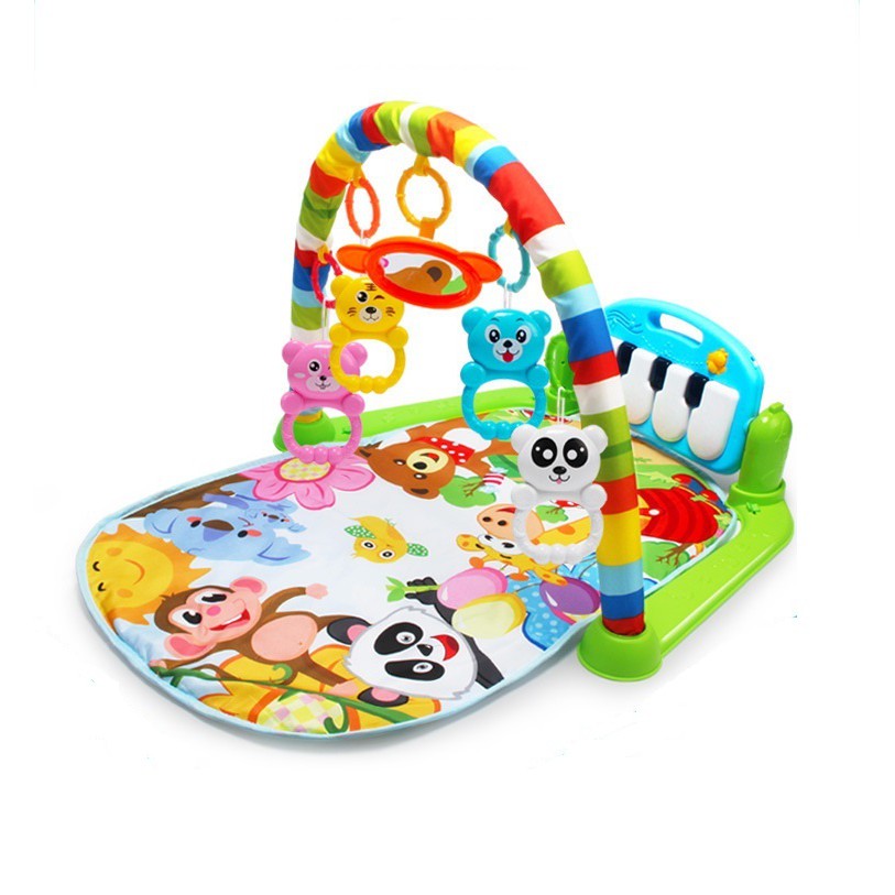 Toddler Play Mat & Baby Gym Fitness with Music & Accessories