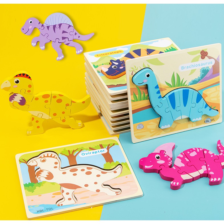 Dinosaur 3D Wooden Puzzles