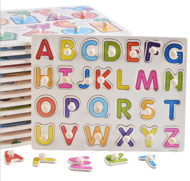 Montessori sales wooden puzzles