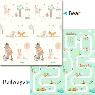 [15mm Thick Play Mat] 200x180cm Super Large Baby Crawling Play Mat