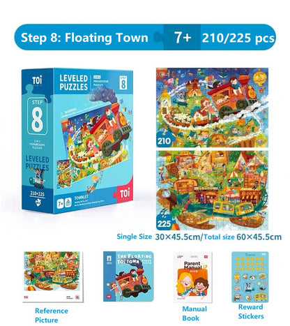 TOI Premium Steps Leveled Puzzle Jigsaw Puzzles for Kids