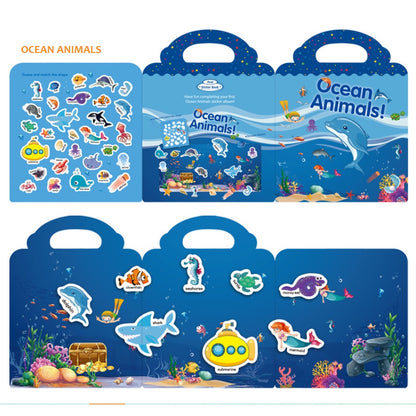 Kids Reusable Sticker Book & Gift (14 Themes)