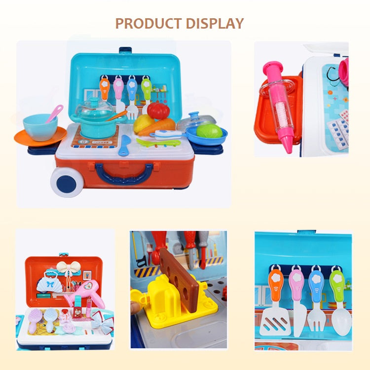 Portable Pretend Play Set for Kids