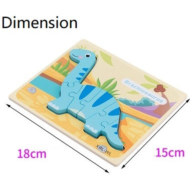 Dinosaur 3D Wooden Puzzles