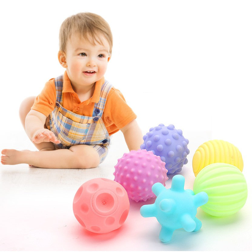 Newborn Sensory Textured Multi-shape Bath Toy