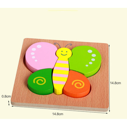 3D Wooden Puzzle Preschool Educational Toy