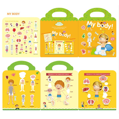 Kids Reusable Sticker Book & Gift (14 Themes)