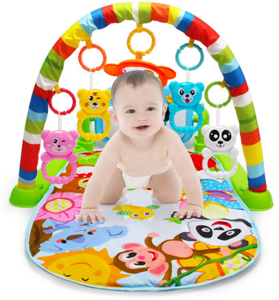 Toddler Play Mat & Baby Gym Fitness with Music & Accessories